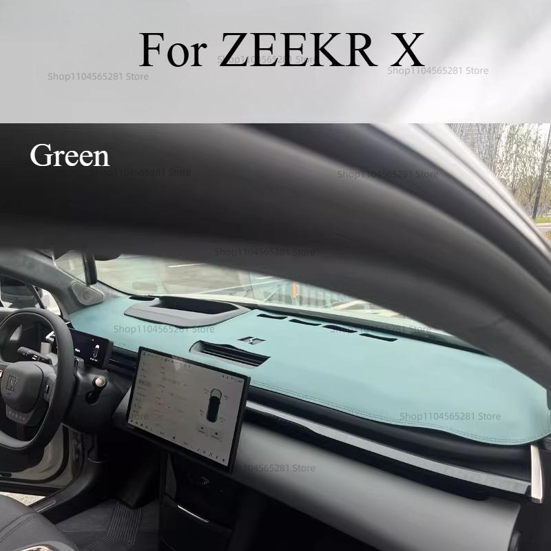 Для ZEEKR X Коврик на приборную панель автомобиля Светопоглощающая подкладка Защита от солнца Теплоизоляция Солнцезащитный козырек Антиблик Аксессуар для модификации