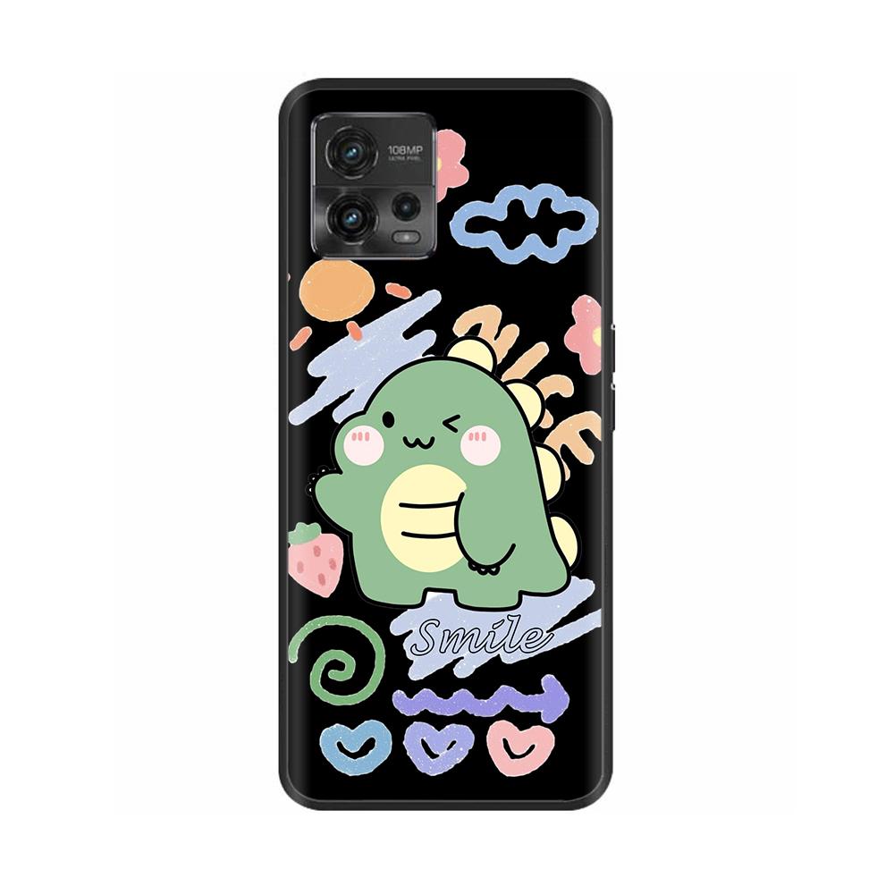 For Moto G72 Case Couple Panda Phone Back Cover For Motorola G72 Cover MotoG72 G 72 Protective Soft Liquid Silicone Funda Bumper