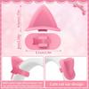 2 Pack Silicone Cat Ears Headphone Decorations Adjustable Headphone Accessories  Girls