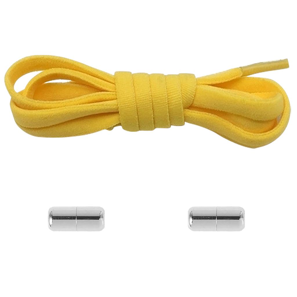 New Elastic Elastic Slacker Shoelaces For Adults And Children Free- Lace Alloy Metal Capsule Free- Buckle