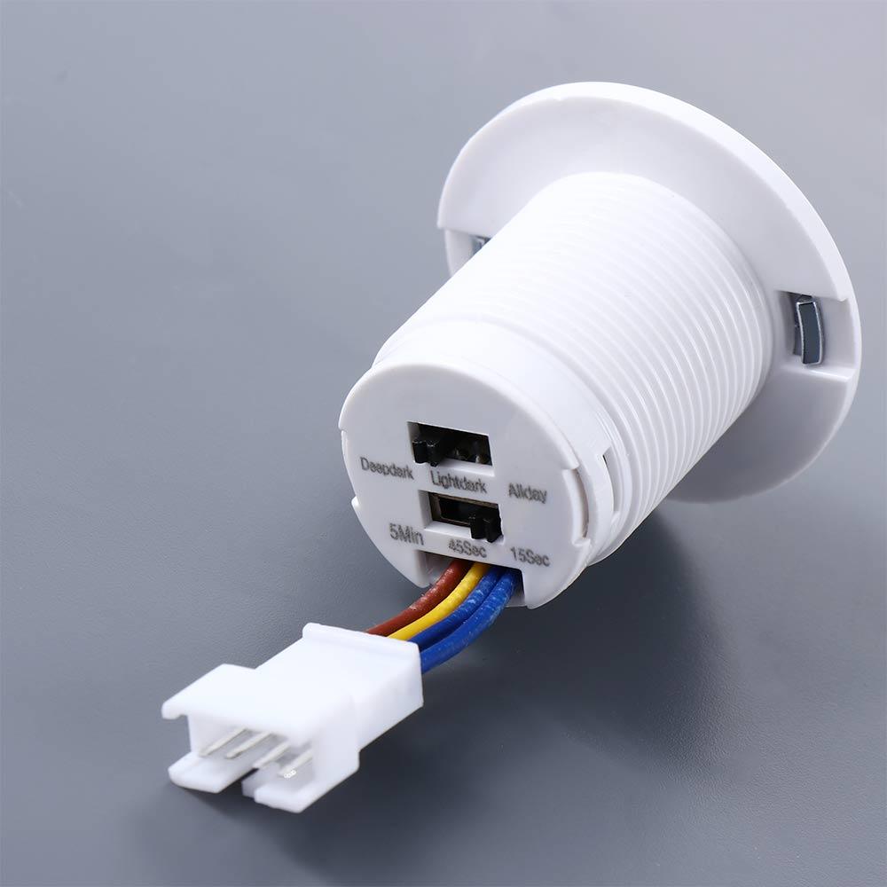 Датчик Выключатель света Автоматическое включение Выключение света Инфракрасный датчик движения Переключатель PIR датчика движения