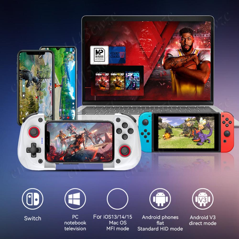 X3 Gamepad Телескопический игровой контроллер для мобильного телефона Turbo Bluetooth-совместимый мобильный игровой контроллер для Android/iOS/ПК/Switch