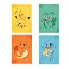 Pokemon Anime Pikachu Charmander Squirtle Bulbasaur Poster Minimalist Art Kids Bedroom Home Background Wall Decor Gifts Cuadros