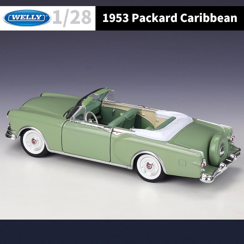 WELLY 1/28 Packard Caribbean Convertible Alloy Car Diecasts & Toy Vehicles Car Model Miniature Scale Model Car Toy for Children