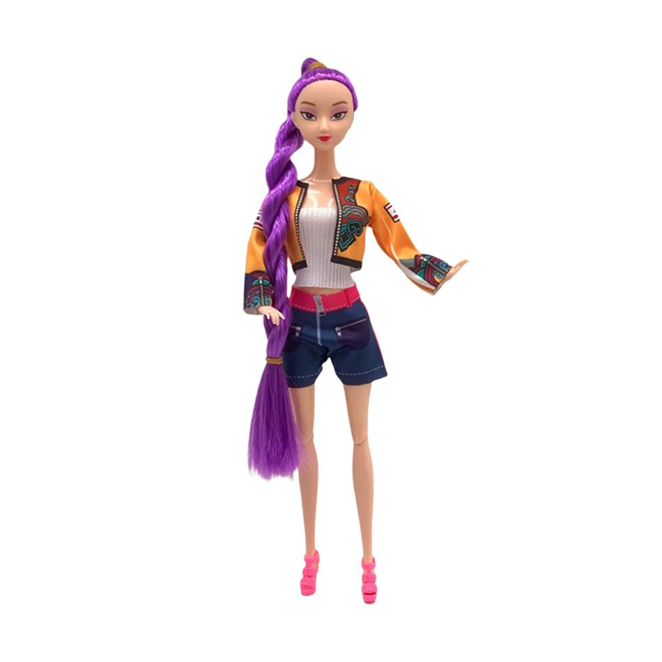 30cm K-Pop Demon Hunters Anime Kpop Girl Group Cartoon Rumi Zoey Mira Action Figures Vinyl Figurines Model Dolls Girls Xmas Gift