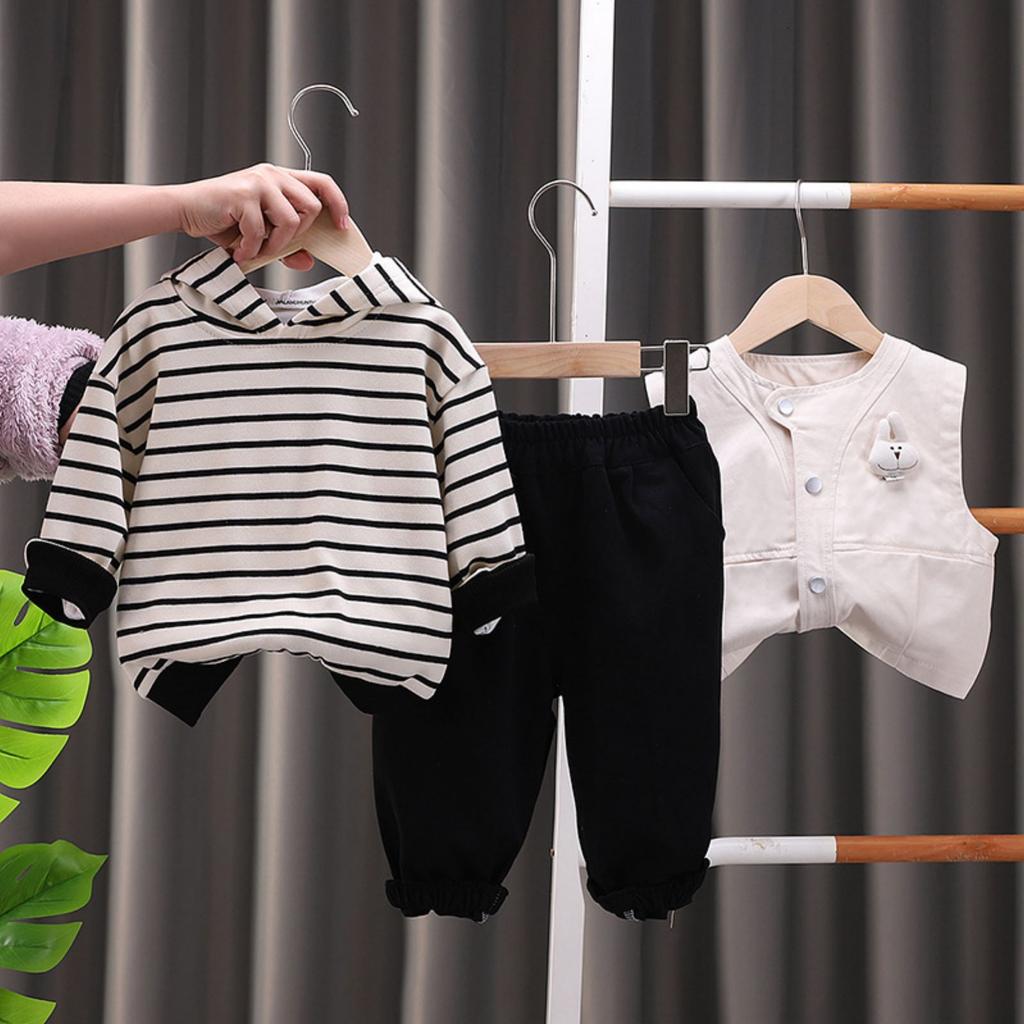 Детский повседневный комплект с длинным рукавом, удобные наряды для повседневной носки