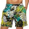 Мужские плавки с принтом листьев и кокосовой пальмы Шорты для плавания Board Shorts