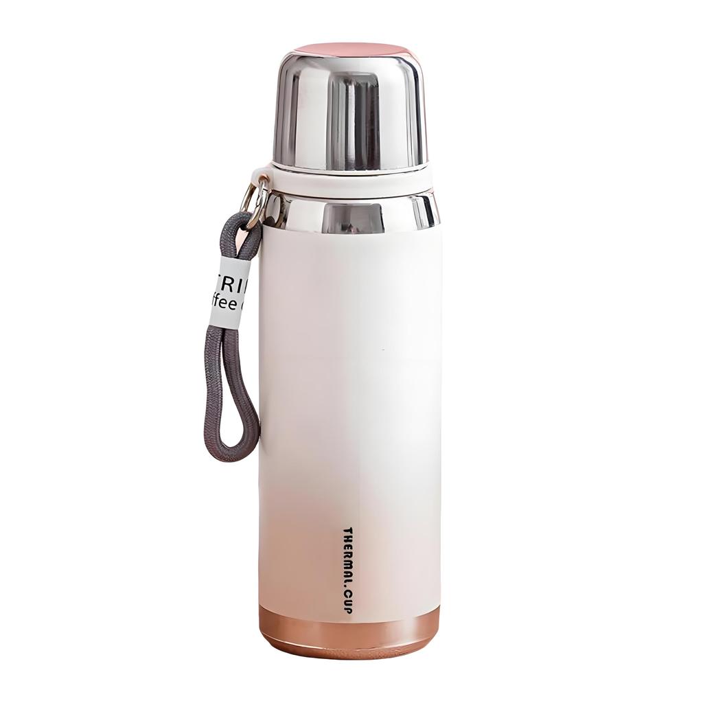 IOLOYU Heat-Resistant, High-Quality Stainless Steel Water Bottle, 600ml Thermos, Insulated Water Bottle, Stainless Steel Mug, 800ml Stainless Steel