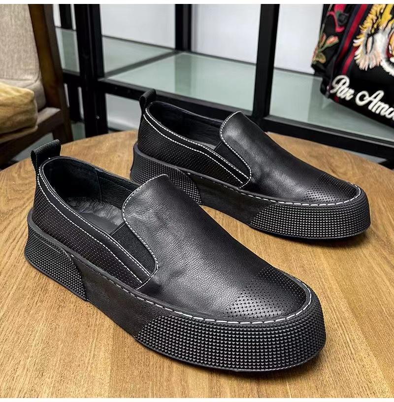 Fashion Summer New Men's Shoes High Quality Designer Slip On Casual Shoes Low-top Comfy Driving Shoes Mocassins Outdoor Men Formal Shoes