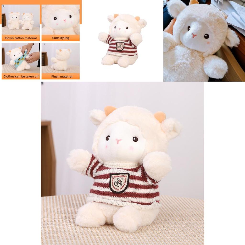 Милая плюшевая кукла Овечка Поки, идеально подходящая для детских подарков на день рождения и свадебных сувениров