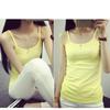 Women's Large Size Round Neck Knit Camisole – Solid Color, Summer Bottoming & Outerwear