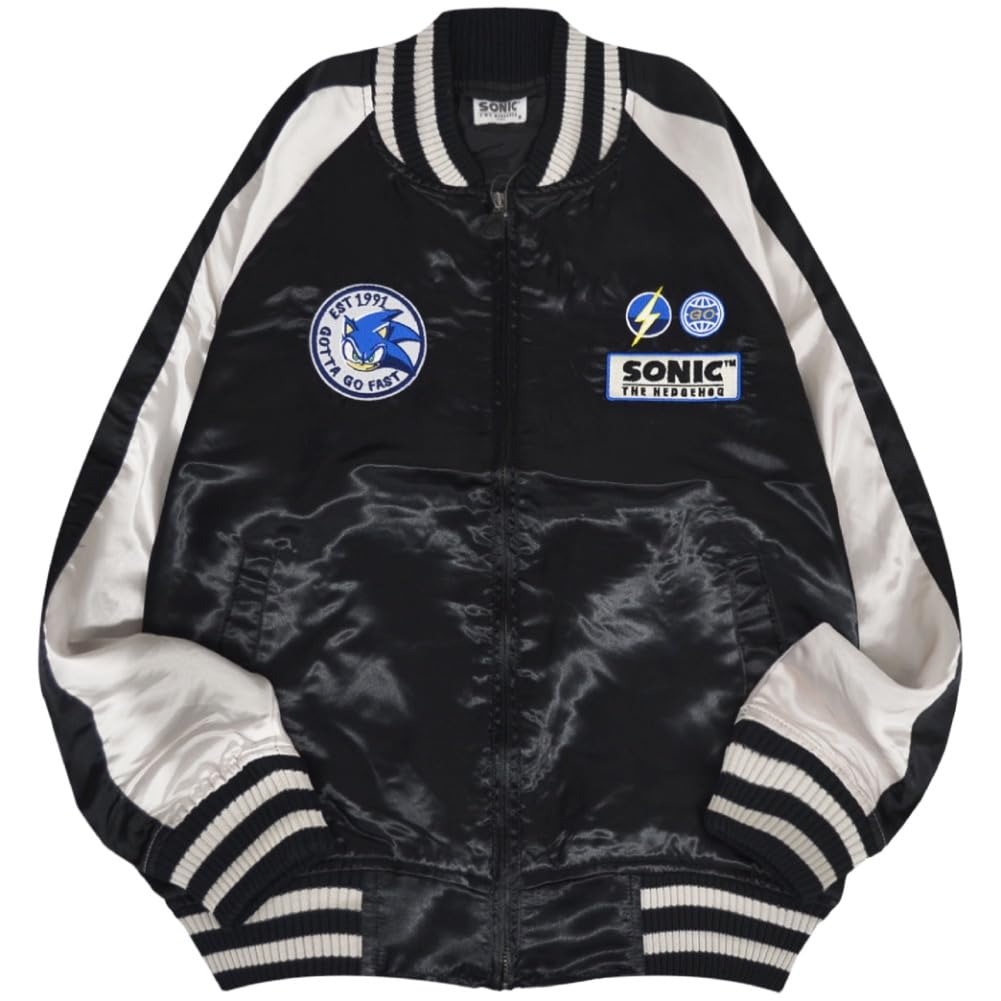 Yoshida Yu Ежик Соник Сукадзян Sega Game Внешняя вышитая куртка