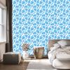 Cow Patches Wallpaper, Azure Background, Azure Center for Living Room and Bedroom 50x1000