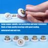 10pcs Shower Door Rollers Pulley Bathroom Sliding Glass Door Wheels sliding door wheels rollers Bathroom Door Replacement Part