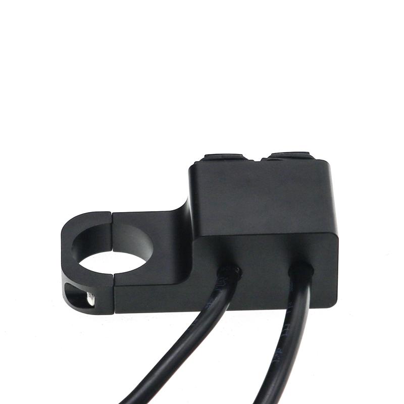 LMoDri водонепроницаемый мотоцикл ATV 22 мм руль с двойным управлением, кнопка включения-выключения-включения, фара, аварийный тормоз, противотуманная фара