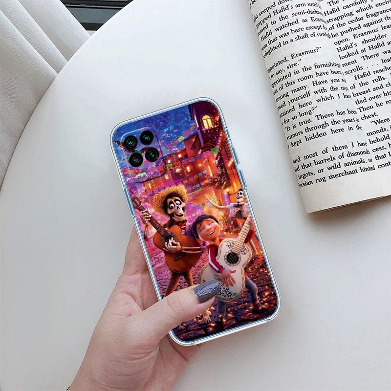 Disney Coco Transparent Phone Case for Motorola Moto Edge 20 30 40 50 S30 Fusion Ultra Pro Neo Lite