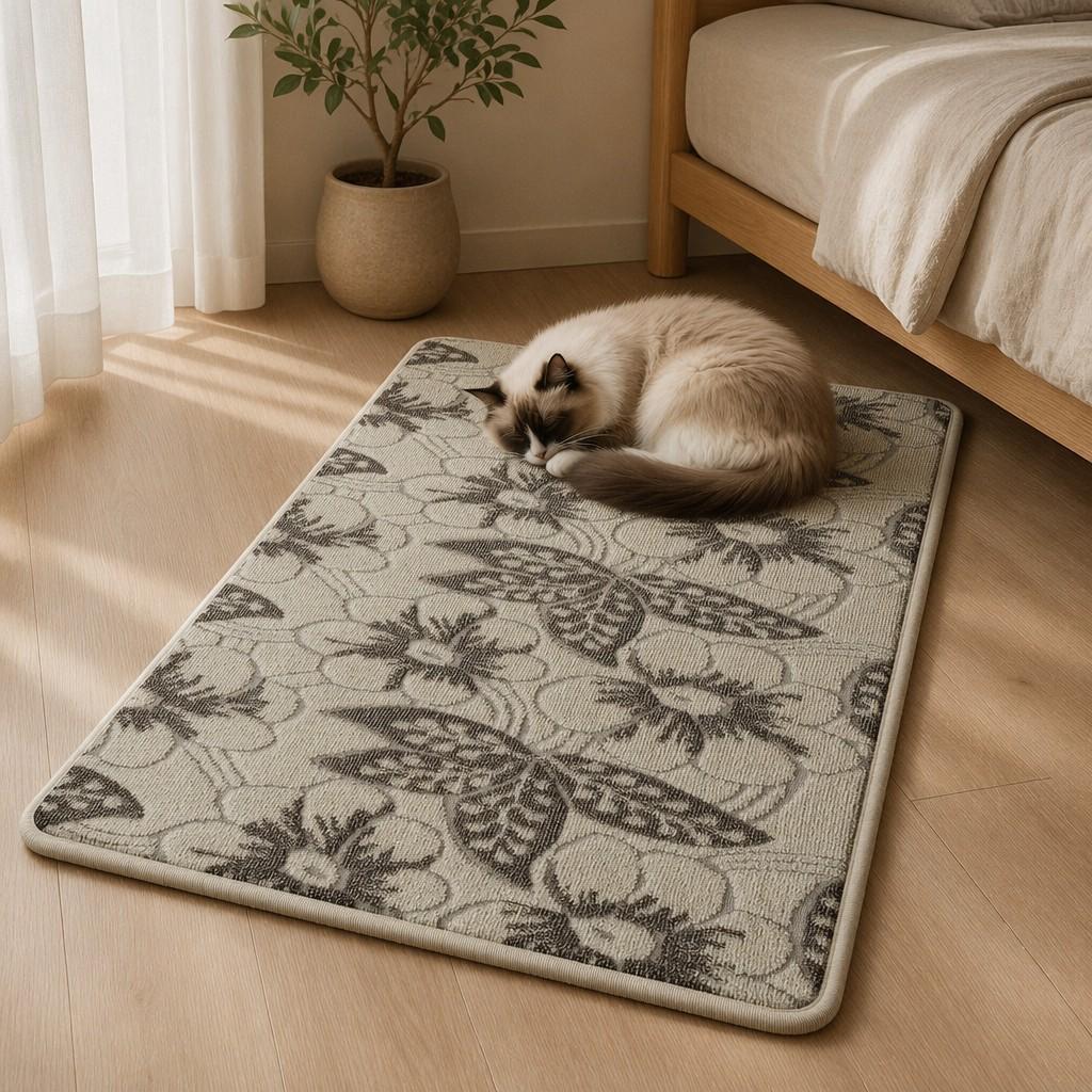 Pet Minimalist Style Small Fresh Entrance Entrance Bathroom Kitchen Floor Mat Floor Mat Non-slip Machine Washable Carpet