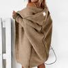 Mid-length All-match Cardigan Women Korean Fashion Loose Batwing Sleeve Sweaters Autumn  Loose Hooded Sweater Women's Jacket