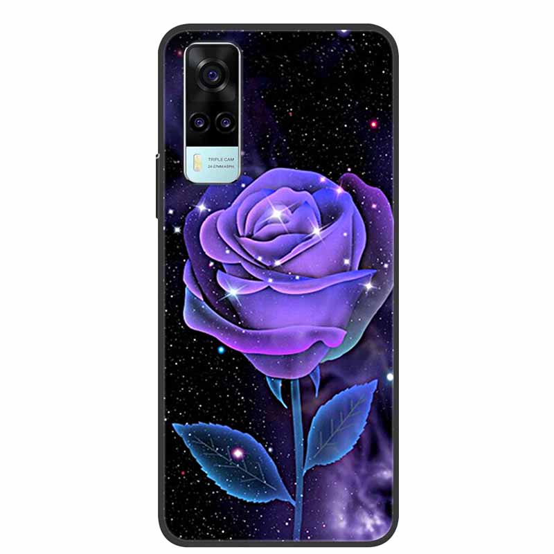 Чехол для vivo Y31 2021 Ударопрочный Мягкий силикон ТПУ Задняя крышка Для Vivo Y53S 4G Y31 2021 Y 31 Чехол V2036 Чехол для телефона Милый мультяшный