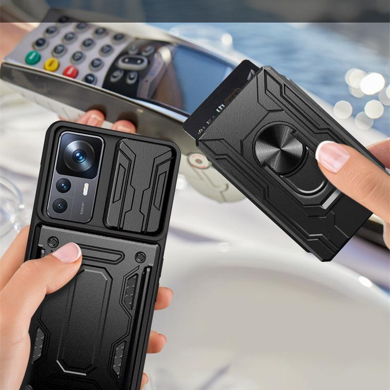 Применимо к Redmi K50 версия многофункциональный кольцевой магнитный чехол для мобильного телефона Xiaomi 12 Lijia окно толкатель кронштейн противоударный
