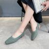 Women Flats Solid Color Black Flats for Women Slip On Shallow Comfort Foldable Flats for Women Brown Flat Heel Shoes