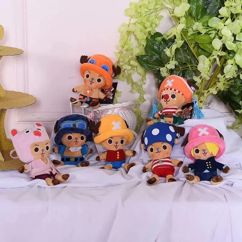 10-75см Оригинальный Аниме One Piece Плюшевый Подвеска Мультяшный Персонаж Каваи Луффи Чоппер Кукла Высококачественная Игрушка Детский Подарок на День Рождения