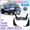 Автомобильные брызговики для Toyota Corolla E120 E130 2000 ~ 2006 2001 2002 2004 2005 Брызговики Fender Брызговики Авто