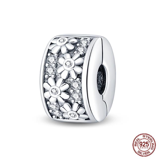 2023 модные весенние счастливые четырехлистные клеверные серии из стерлингового серебра 925 пробы, подвески, бусины, подходят для модного браслета 925, ювелирные изделия своими руками