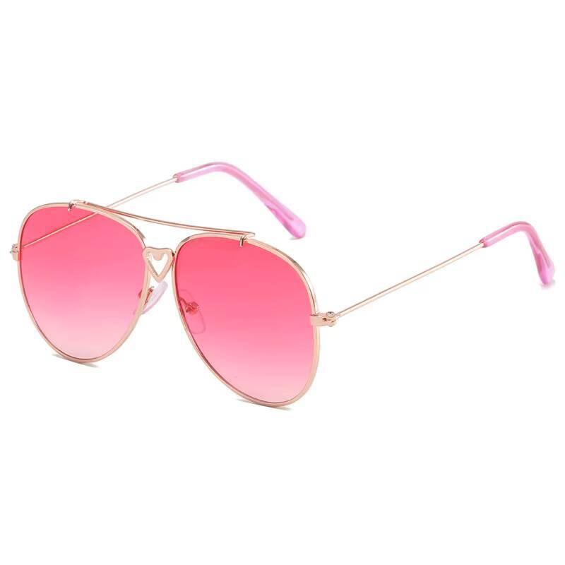 2026 Retro Fashion Metal Children's Sunglasses Edition Travel Concave Shaped Glasses Baby Trendy Sunglasses