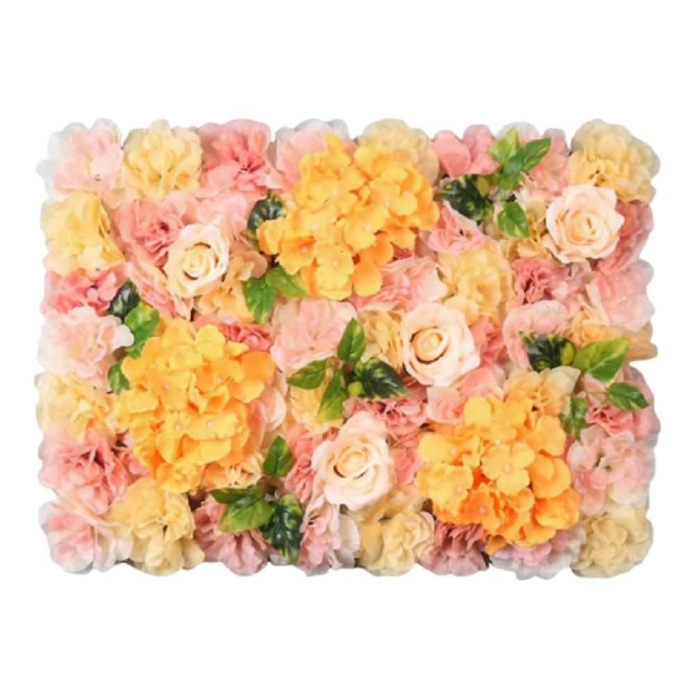 60x40 см Искусственные Цветочные Панели для Стен Ручная Работа Шелковые Розы Стена Цветов Уличные