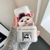 Чехол для наушников Airpods Pro 2 1 с забавными кошками и собачьими парами, прозрачный, мягкий, матовый, для Airpods 3, животное, индивидуальный чехол