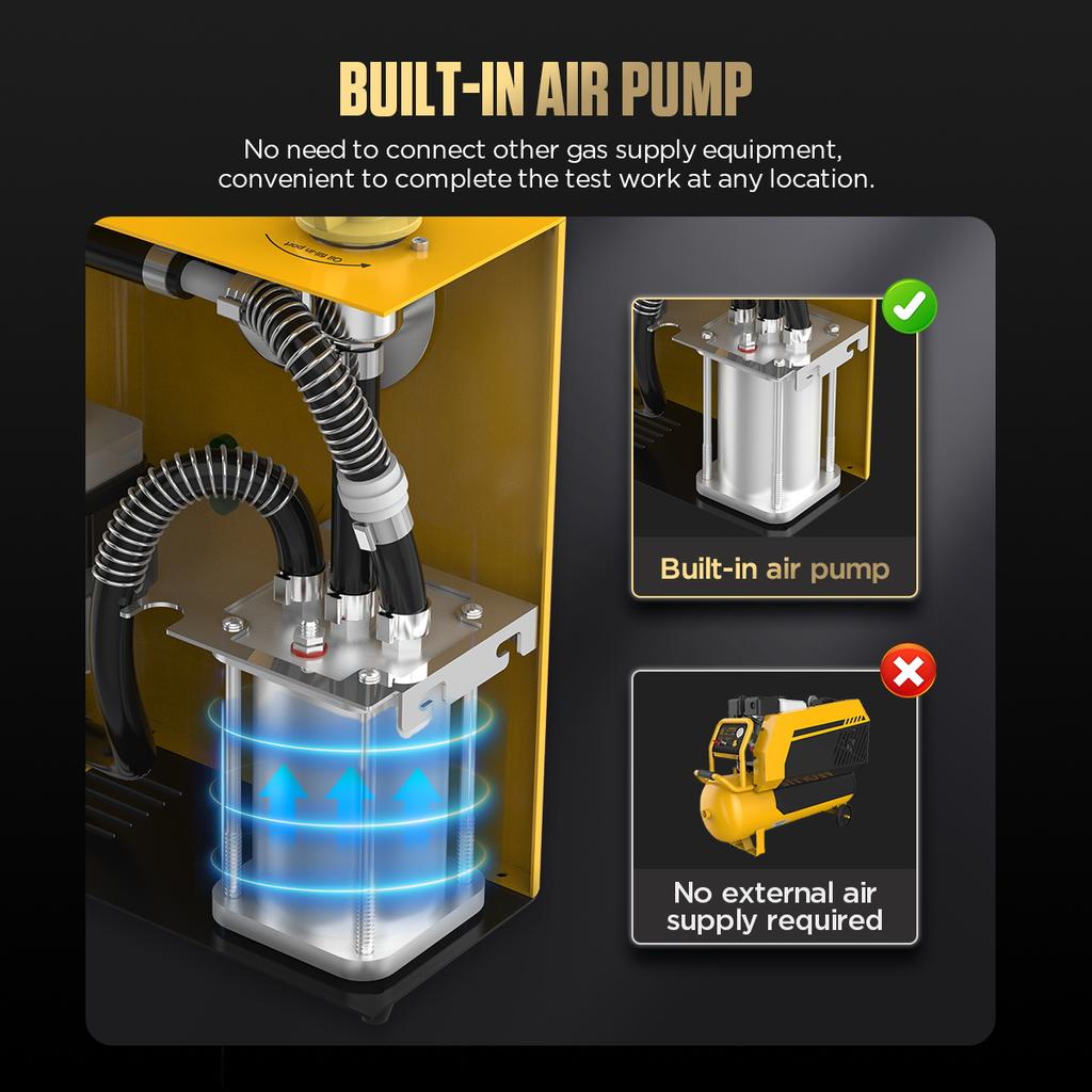 AUTOOL SDT203 Новый автомобильный детектор дыма, анализатор утечки вакуума EVAP, выхлопная труба охлаждения, топливный бак для мотоцикла/грузовика/автомобиля