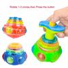 GYro Toy Color Flashing Gyro Music Spinning Toy With Luncher For Children Kids Toys Toys And Leisure