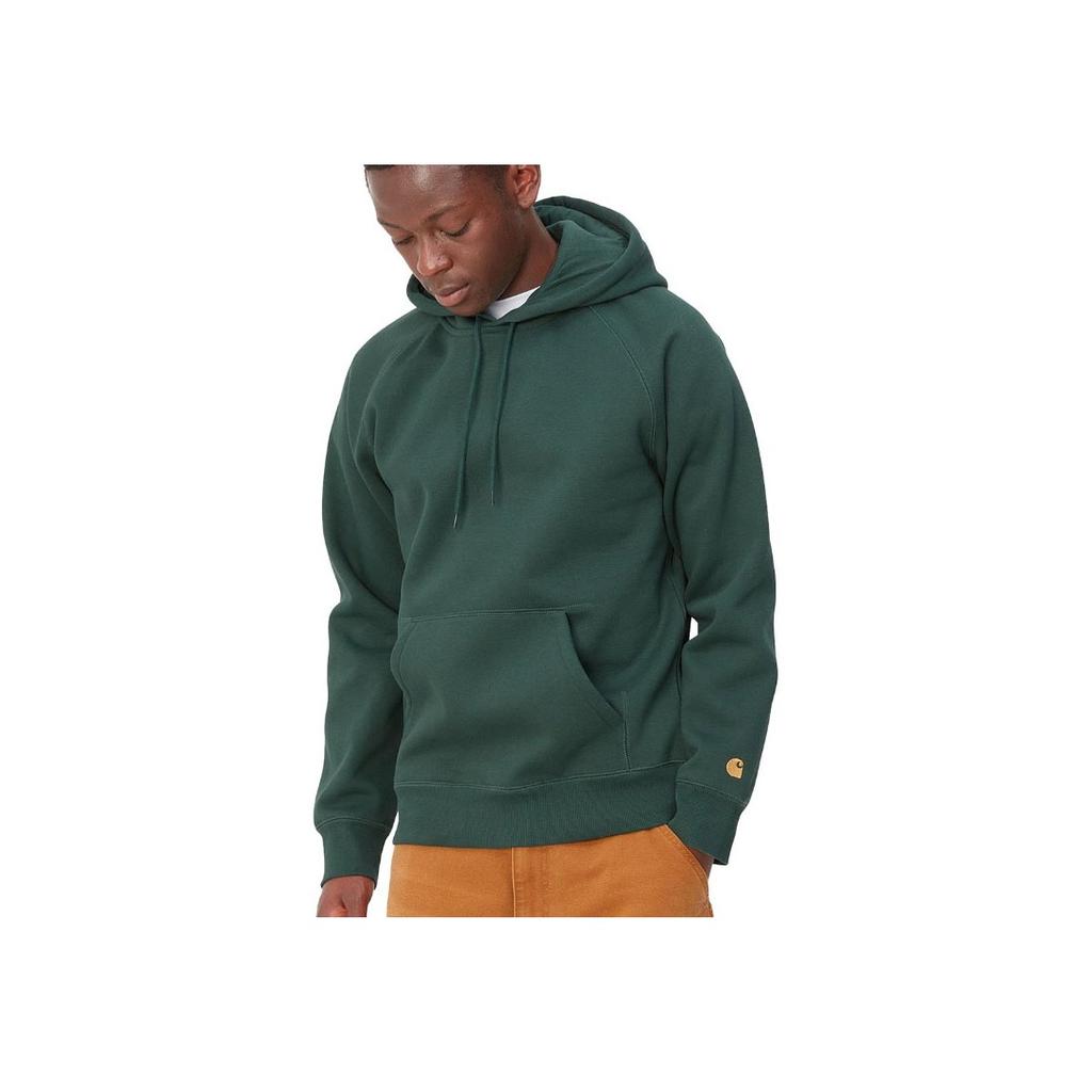 Carhartt WIP Свитшот с капюшоном мужской SS23 Повседневный Свободный крой Зеленый I026384-1NV-XX