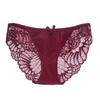 Trendy Women Underpants Low Waist Cooling Elastic Pure Color Lady Briefs for Inner Wear