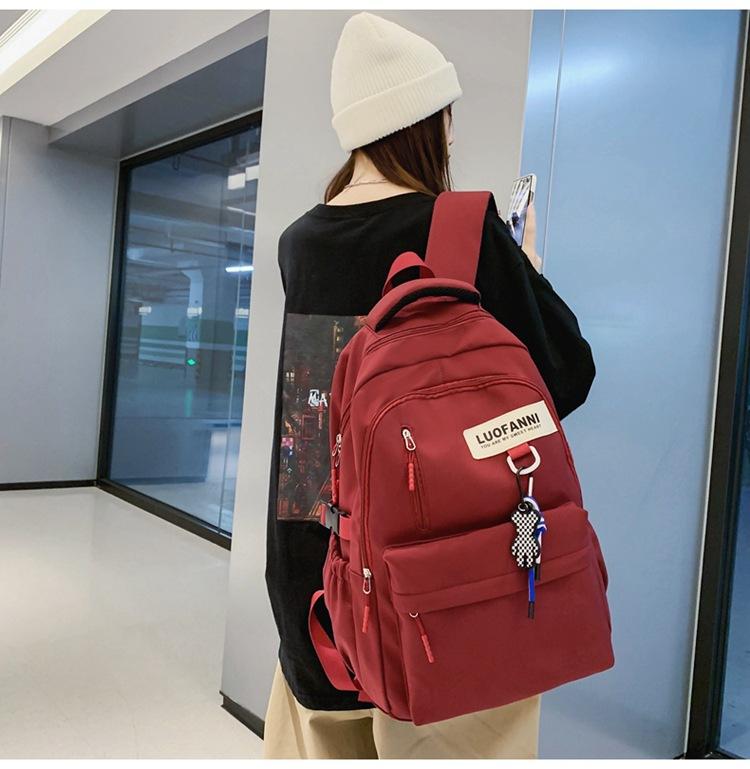 Школьная сумка для женщин, учащихся младших классов средней школы, легкий рюкзак большой вместимости