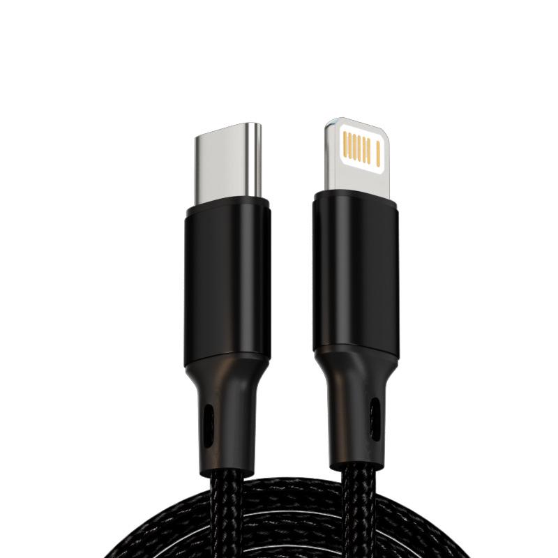 Плетеный PD-кабель для быстрой зарядки iPhone 14/14 Pro — доступен в длинах 0,3 м, 1 м, 2 м