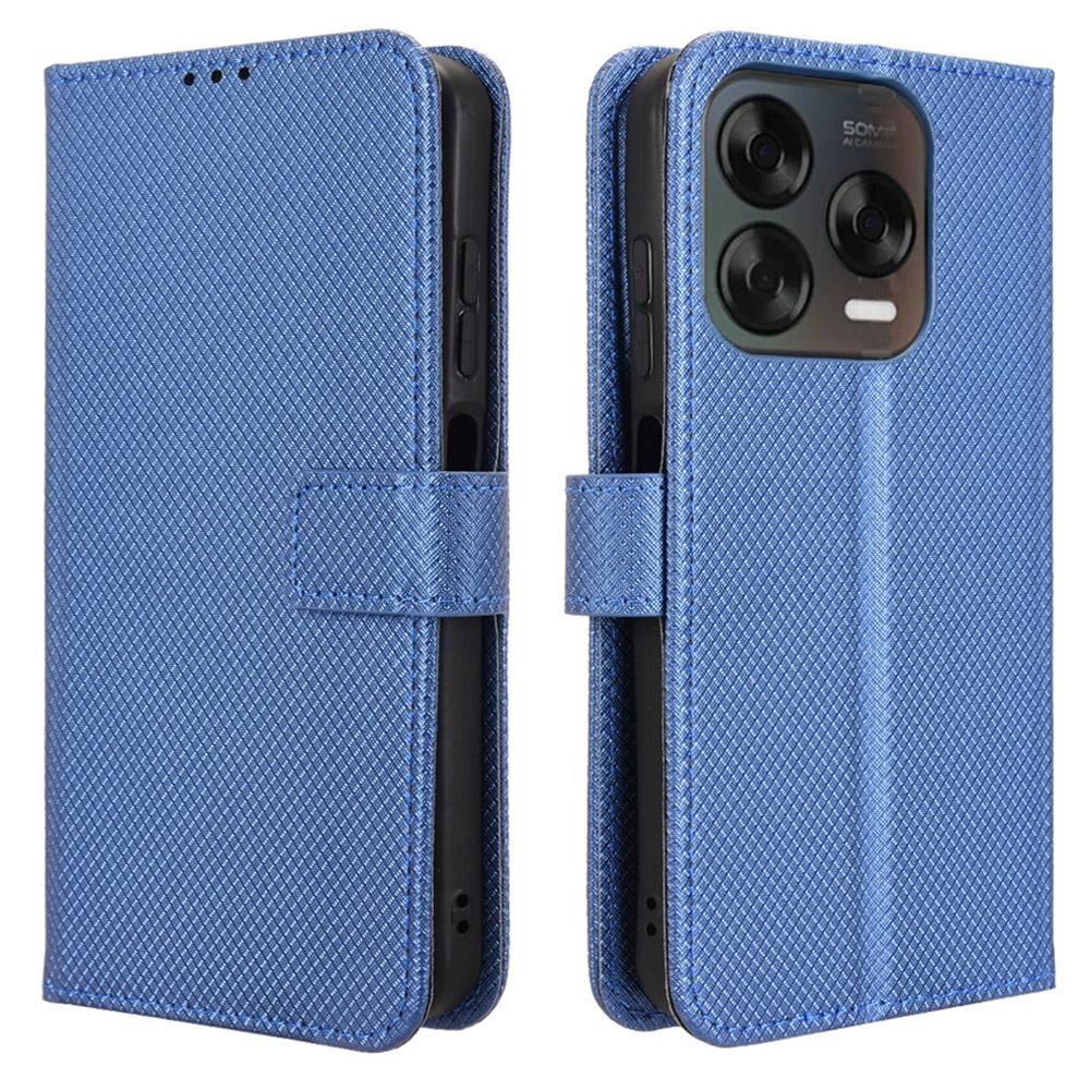 Чехол для телефона для ZTE Blade V70 Design/Nubia V70 Design/Blade V70 Vita из искусственной кожи с ромбовидной текстурой, чехол-кошелек