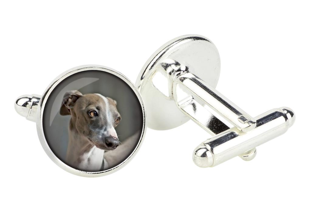 Italian Greyhound, Italian Sighthound - cufflinks in a box, handmade jewelry, product of the Art-Dog brand