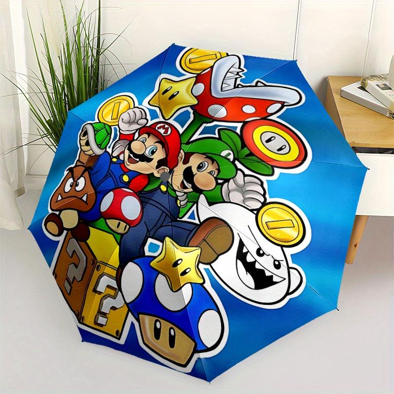 1 шт. Ветрозащитный автоматический зонт Mario Adventure, легкий, для женщин/мужчин, идеальный рождественский подарок a0811254