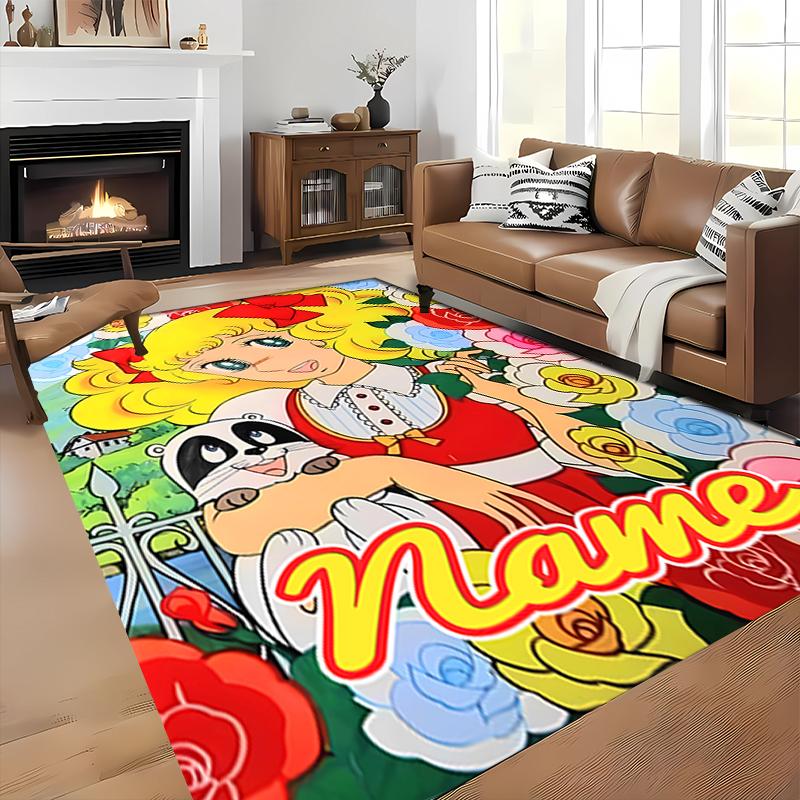 Custom personalization Candy Candy Area Rug - Perfect For Kitchen, Bathroom,Laundry Room Decor Large Size Available,Gift All Seasons