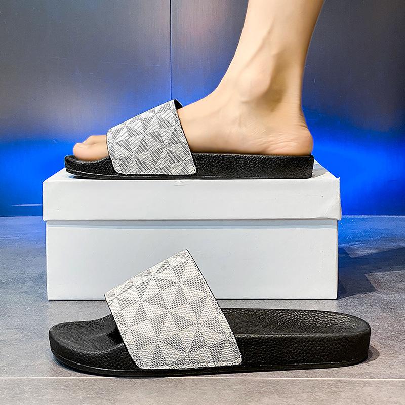 Тапочки мужские новые с открытым носком домашние мужские высокого класса ощущение наступания на дерьмо, классные тапочки большого размера односложные тапочки