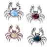 Alloy Diamond Crab Brooch Scarf Sweater Accessories