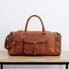 Мужская дорожная сумка из цельнозерновой кожи, большая сумка для выходных, дорожная сумка для мужчин и женщин, кожаная ночная сумка, подарок для него и нее | спортивная сумка