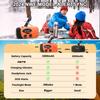 Portable Emergency Radio Emergency Weather Radio AM FM WB Solar Hand Crank Portable Radio with LED Flashlight 6000mAh Battery