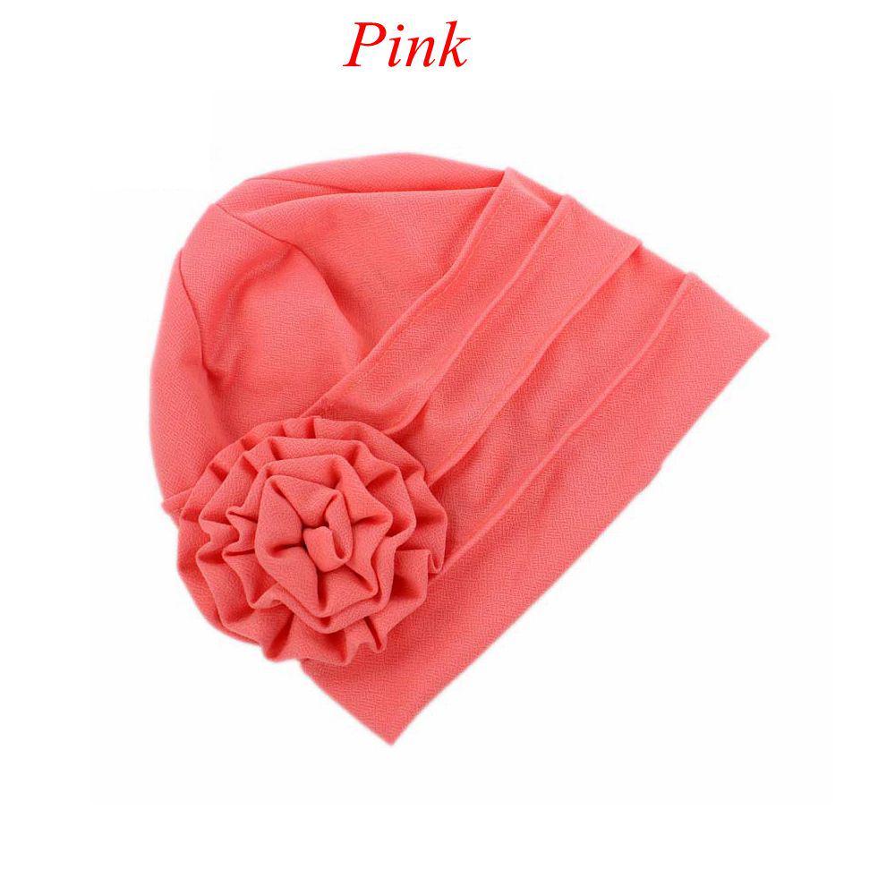 Женская мода на открытом воздухе, шляпа с цветком от рака, тюрбан для химиотерапии, шапка-бини, мешковатая кепка, хиджаб