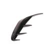 2Pcs Universal Car Rear Bumper Lip Spoiler Air Vent Outlet Cover Trim