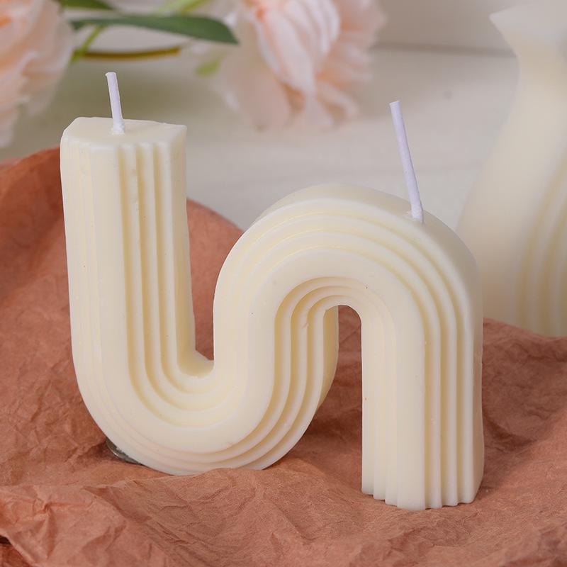 DIY Geometric Soy Wax Aromatherapy Candle Set - Holiday Gift Box
