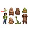 8Pcs Pixar Hoppers Beaver Transformation Plan Action Figures Cute Cartoon PVC Model Toy Gift for Kids
