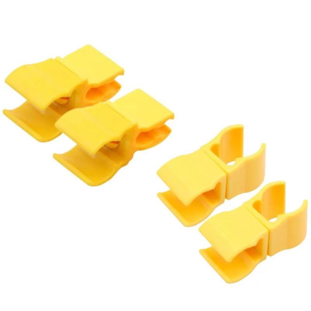 6 шт. Желтый флаг для тренировки по футболу, клипса для флагштока, пряжка для препятствий для тренировки по футболу, для улицы